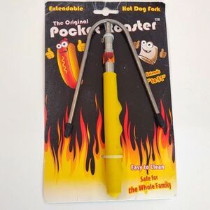Pocket Roaster Hot Dog Extendable Fork Easy Storage Extends 31” NWT